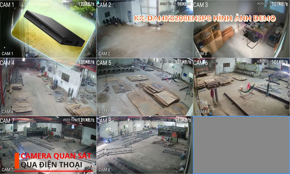 KX-DAi4K8208EN3P8 sắc nét KBvision KX-DAi4K8208EN3P8 sắc nét KBvision