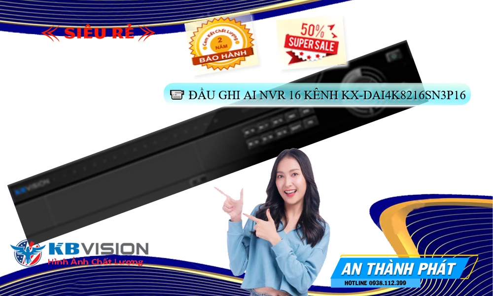 ➠  KX-DAi4K8216SN3P16 sắc nét KBvision