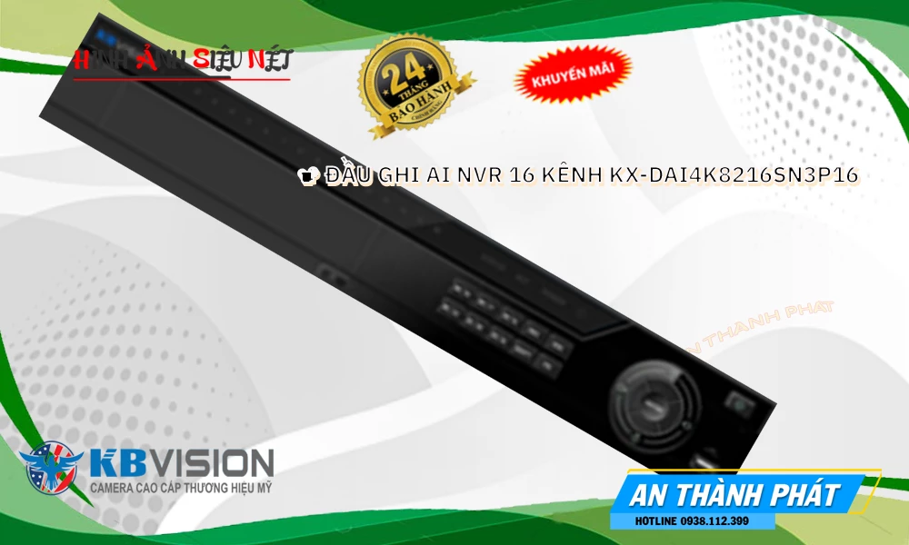 ➠  KX-DAi4K8216SN3P16 sắc nét KBvision