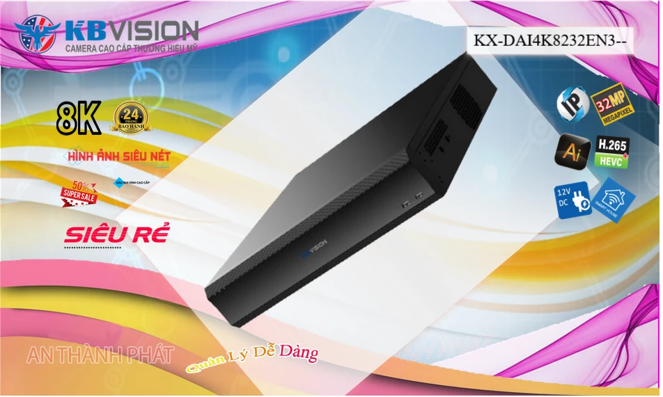 KX-DAi4K8232EN3 sắc nét KBvision KX-DAi4K8232EN3 sắc nét KBvision