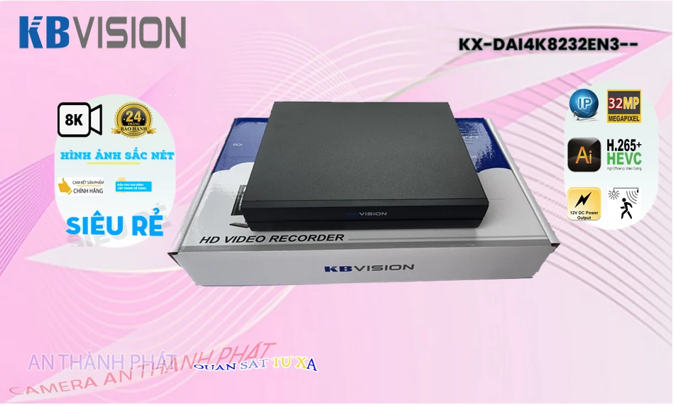 KX-DAi4K8232EN3 sắc nét KBvision KX-DAi4K8232EN3 sắc nét KBvision