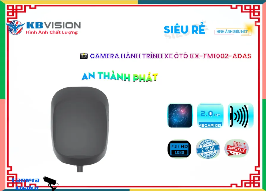 Camera KBvision Thiết kế Đẹp HD KX-FM1002-ADAS Camera KBvision Thiết kế Đẹp HD KX-FM1002-ADAS