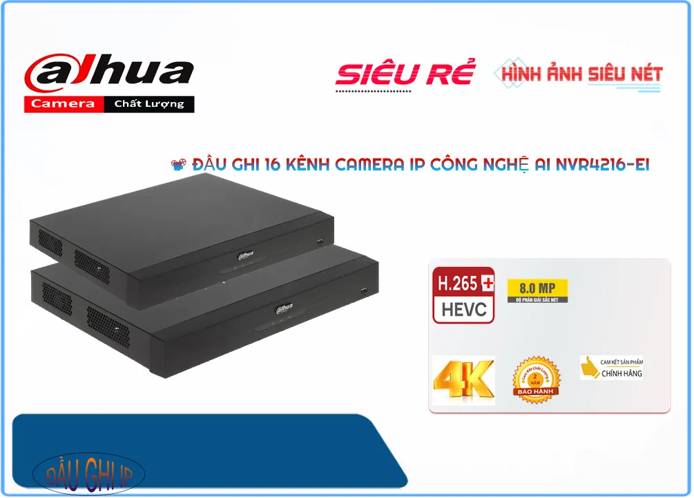 NVR4216-EI Đầu Ghi Hình Ip 16 Kênh NVR4216-EI Đầu Ghi Hình Ip 16 Kênh