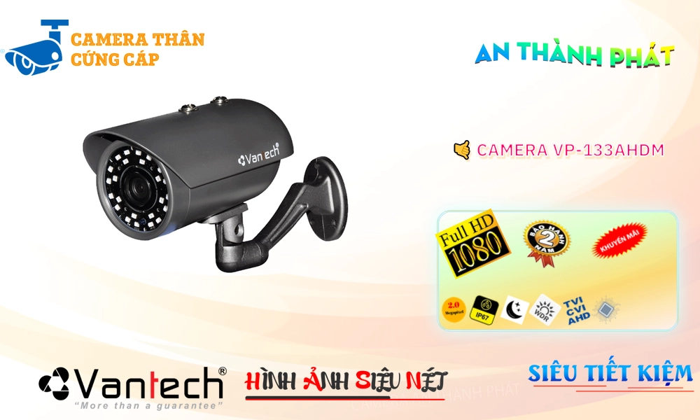 VP-133AHDM Camera HD Anlog VanTech Đang giảm giá VP-133AHDM Camera HD Anlog VanTech Đang giảm giá