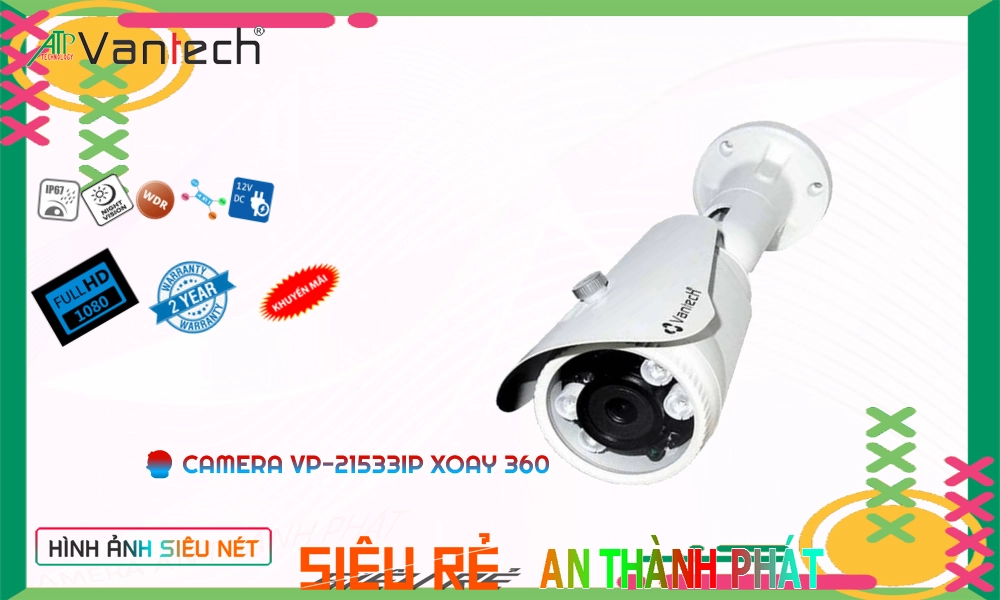 Camera IP VanTech VP-2167AHD Tiết Kiệm Camera IP VanTech VP-2167AHD Tiết Kiệm