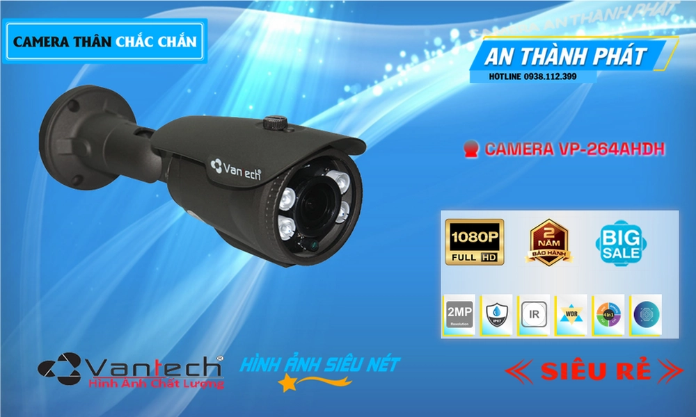 Camera Công Nghệ HD VP-264AHDH VanTech Camera Công Nghệ HD VP-264AHDH VanTech