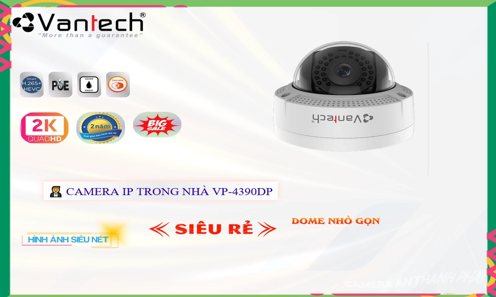Camera IP POE VanTech VP-4390DP Mẫu Đẹp Camera IP POE VanTech VP-4390DP Mẫu Đẹp