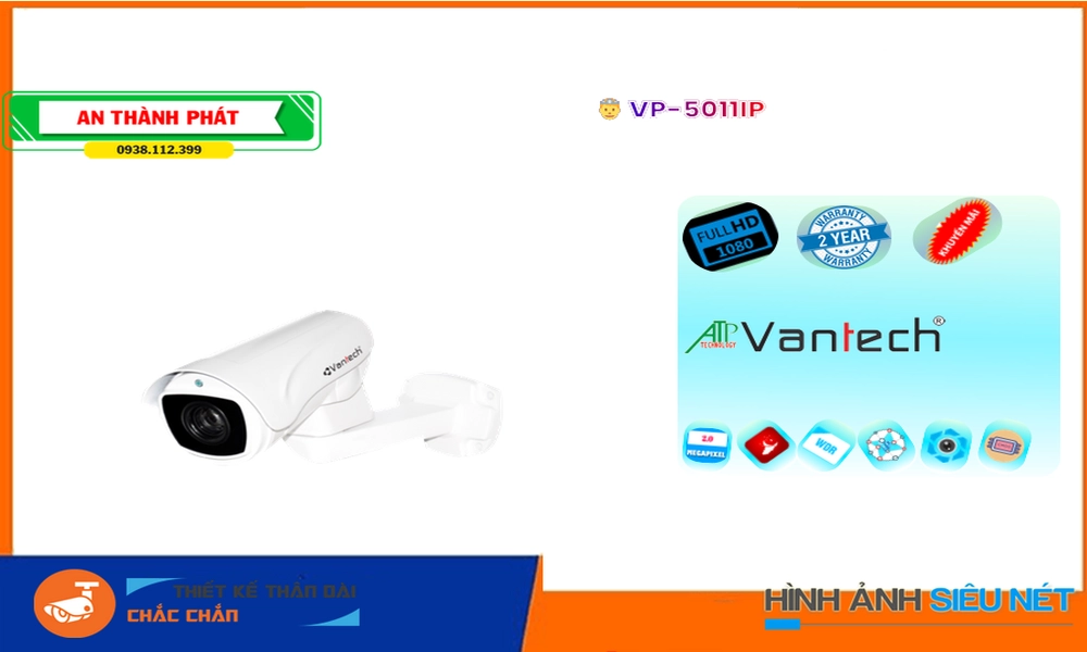 VP-5011IP Camera Cấp Nguồ Qua Dây Mạng VanTech VP-5011IP Camera Cấp Nguồ Qua Dây Mạng VanTech