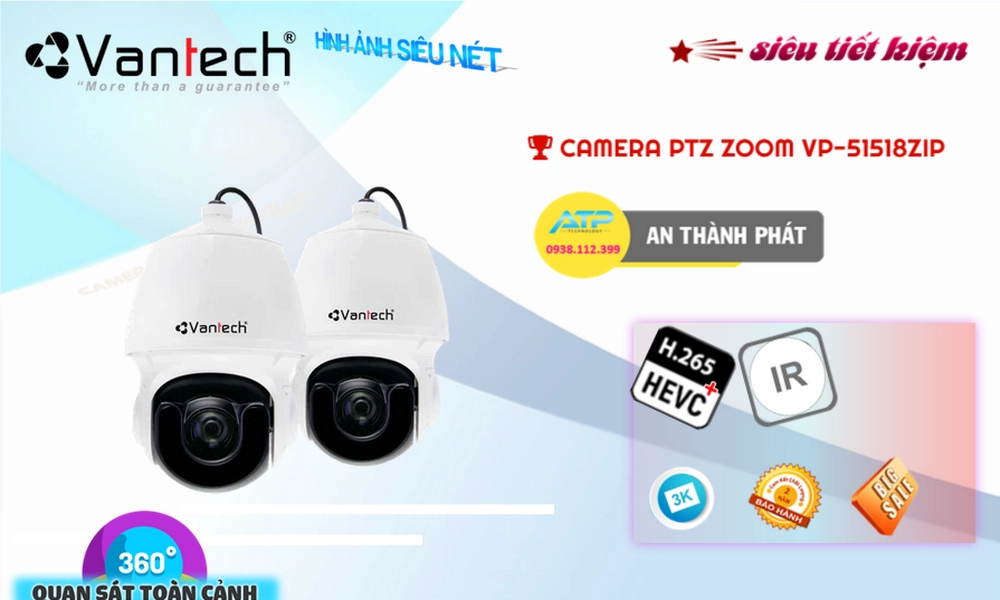 VP-51518ZIP Camera Ip POE Sắc Nét VanTech Chức Năng Cao Cấp VP-51518ZIP Camera Ip POE Sắc Nét VanTech Chức Năng Cao Cấp