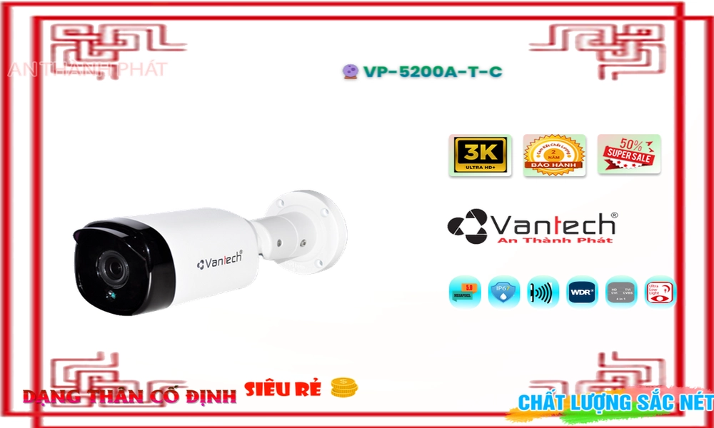 VP-5200A|T|C Camera Công Nghệ HD VanTech ❇ VP-5200A|T|C Camera Công Nghệ HD VanTech ❇