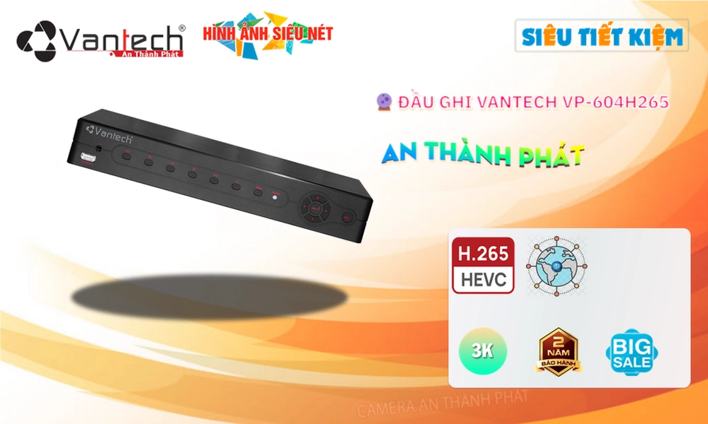 VP-604H265Thiết Bị Ghi Hình Chất Lượng VanTech