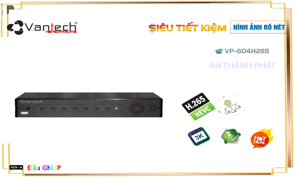 Đầu Thu VP-604H265 Vantech Chất lượng,VP-604H265 Tiết kiệm,VP-604H265 tốt nhất,Thông số VP-604H265 IP ,Bán rẻ VP-604H265,Giá VP-604H265,Giá kỹ thuật ,VP-604H265 Bán Sỉ,Giá Bán VP-604H265,Địa Chỉ Bán VP-604H265,thông số VP-604H265,VP-604H265 sale mạnh,VP-604H265 Giá Khuyến Mãi