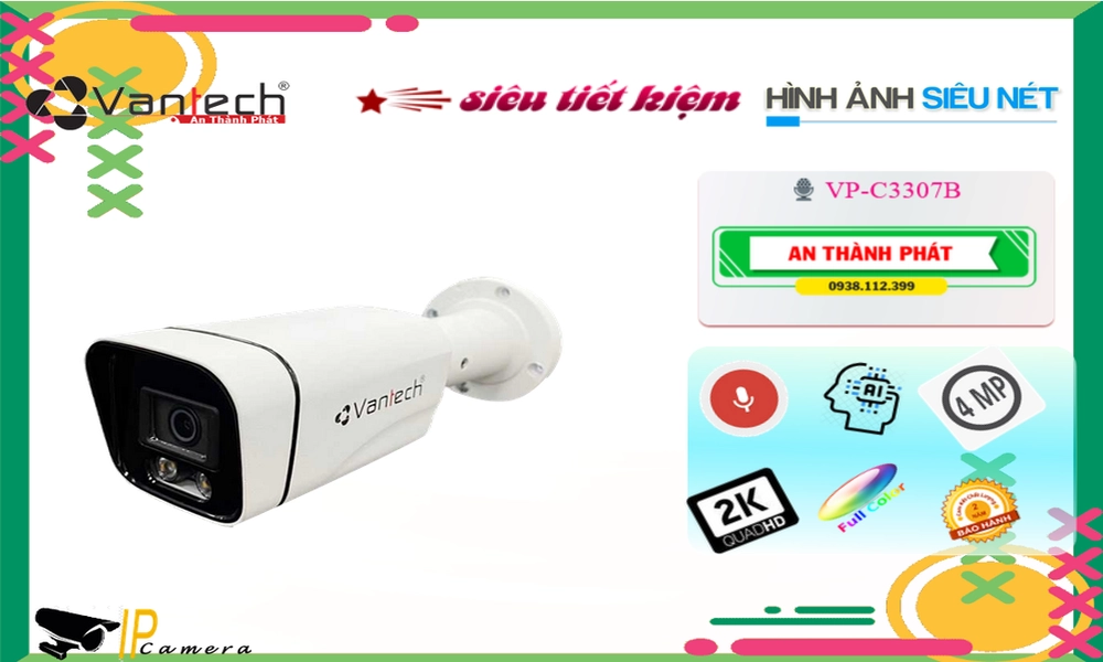 ✲ VP-C3307B Hình Ảnh Đẹp VanTech ✲ VP-C3307B Hình Ảnh Đẹp VanTech