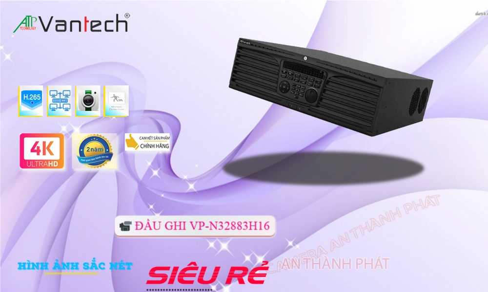 Đầu Ghi VanTech đang khuyến mãi VP-N32883H16 ✲ Đầu Ghi VanTech đang khuyến mãi VP-N32883H16 ✲