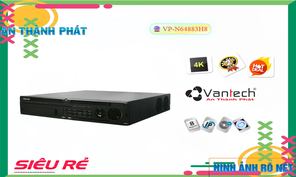 VP-N64883H8 VanTech Thiết kế Đẹp ✲ VP-N64883H8 VanTech Thiết kế Đẹp ✲