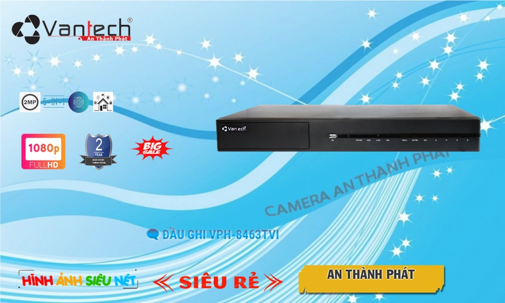 VPH-8463TVI Đầu ghi Camera VanTech Giá tốt VPH-8463TVI Đầu ghi Camera VanTech Giá tốt
