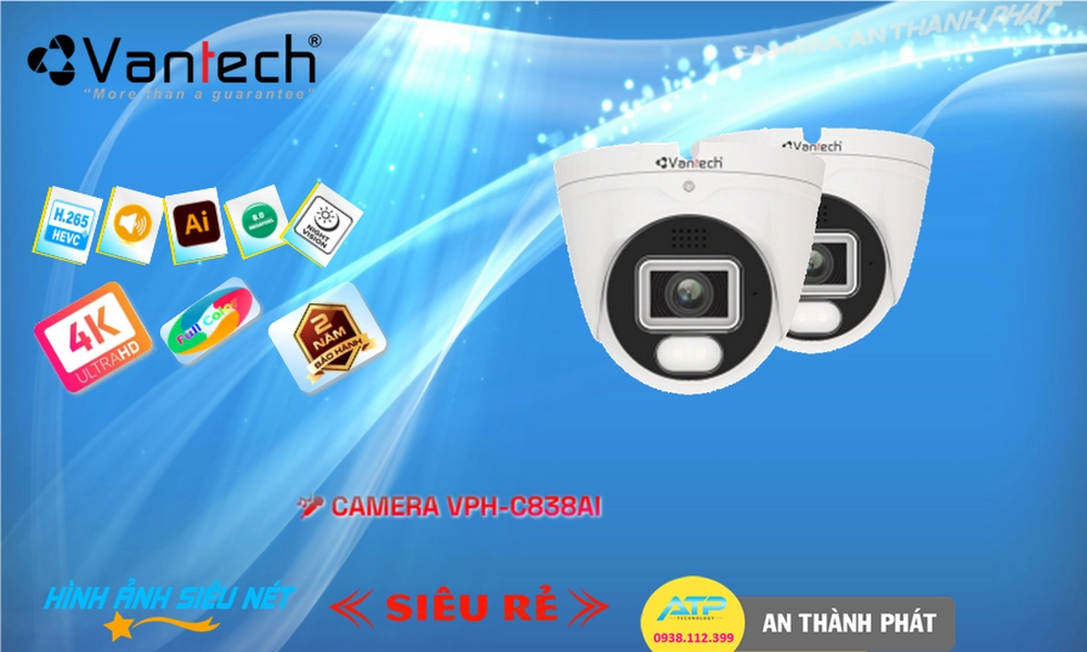 Camera VanTech VPH-C838AI Tiết Kiệm Camera VanTech VPH-C838AI Tiết Kiệm