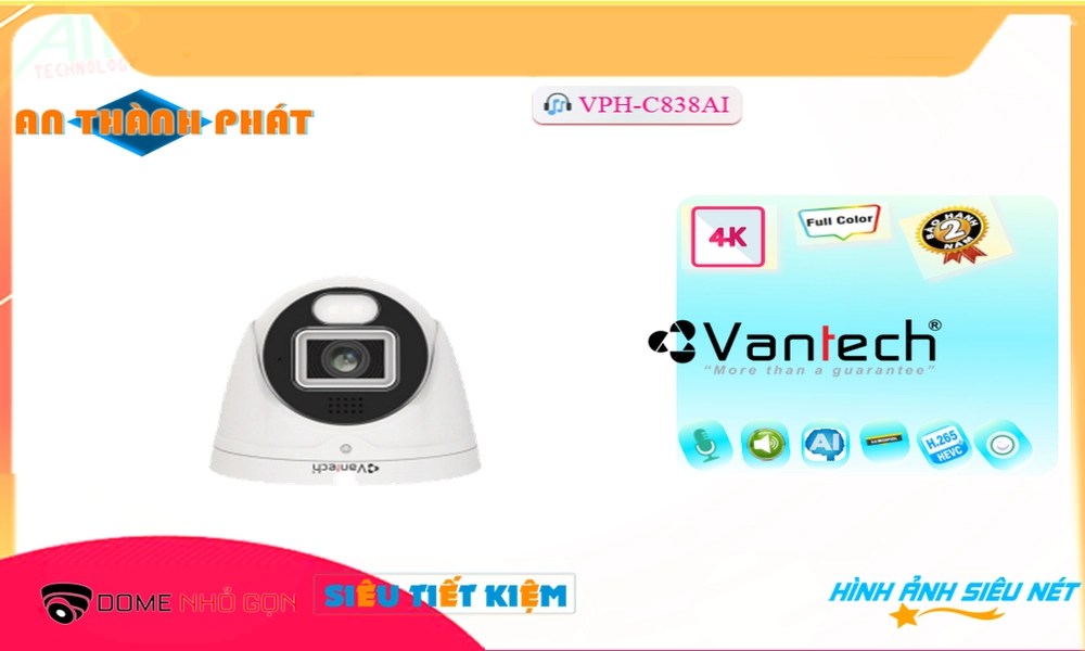 Camera VanTech VPH-C838AI Tiết Kiệm Camera VanTech VPH-C838AI Tiết Kiệm