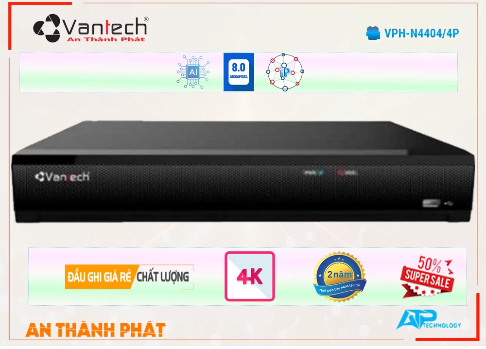 VPH-N4404/4P sắc nét VanTech VPH-N4404/4P sắc nét VanTech