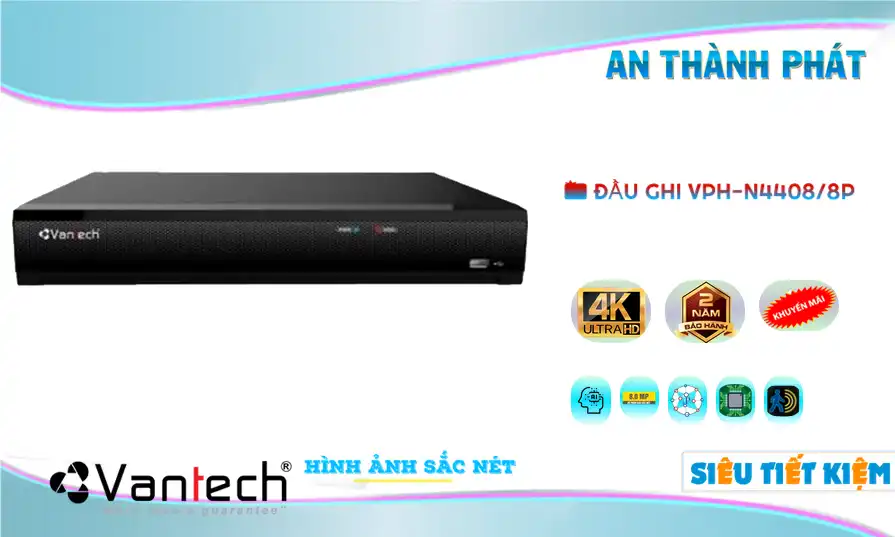 VPH-N4408/8P sắc nét VanTech