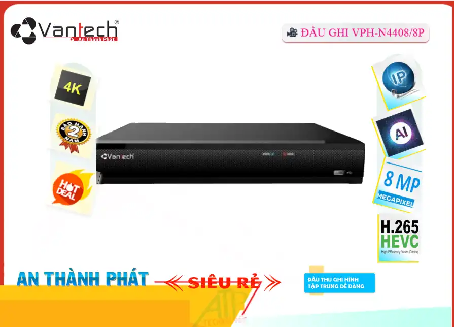 VPH-N4408/8P sắc nét VanTech