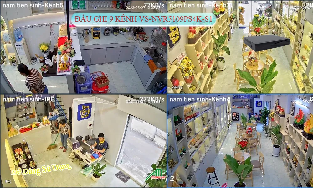 Đầu ghi Visioncop VS-NVR5109PS4K-S1 Đầu ghi Visioncop VS-NVR5109PS4K-S1