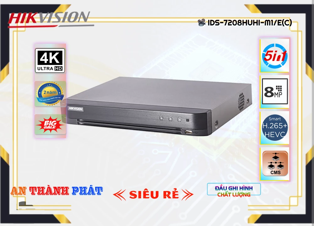 Đầu Ghi Hikvision iDS-7208HUHI-M1/E(C),Thông số iDS-7208HUHI-M1/E(C),iDS-7208HUHI-M1/E(C) giá mới nhất,iDS-7208HUHI-M1/E(C) HD Anlog  Bán Sỉ,iDS 7208HUHI M1/E(C),iDS-7208HUHI-M1/E(C) chiết khấu cao,Giá Bán iDS-7208HUHI-M1/E(C),iDS-7208HUHI-M1/E(C) Chính hãng,Bán rẻ iDS-7208HUHI-M1/E(C),Giá iDS-7208HUHI-M1/E(C),thông số iDS-7208HUHI-M1/E(C),iDS-7208HUHI-M1/E(C) Tốt nhất,iDS-7208HUHI-M1/E(C) Chiết khấu cao,iDS-7208HUHI-M1/E(C) Giá rẻ