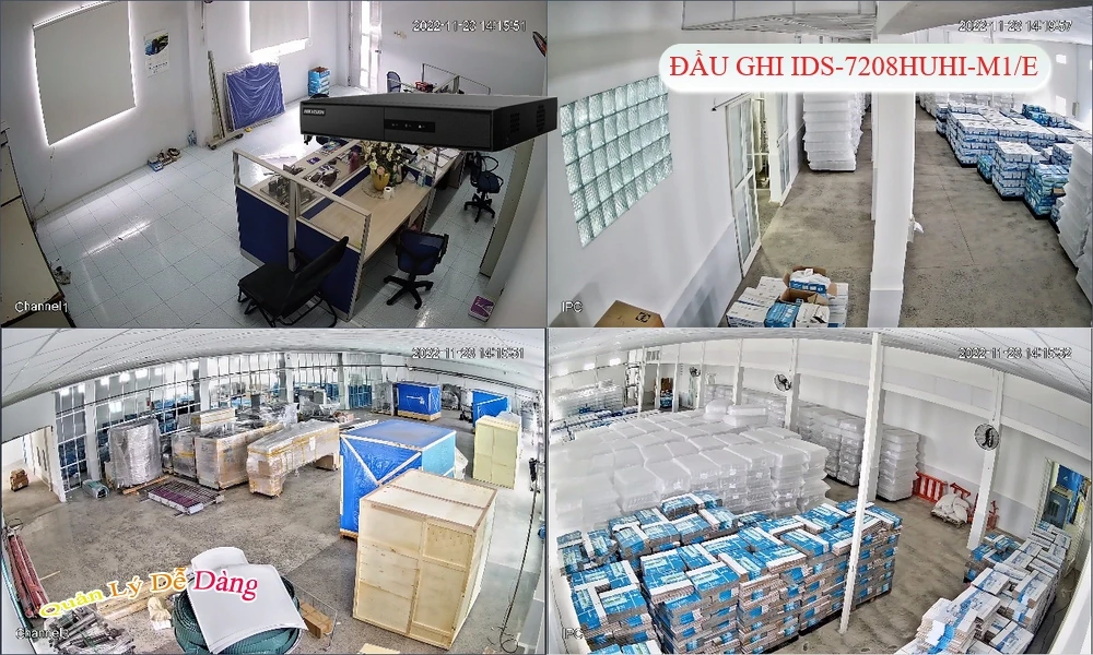 iDS-7208HUHI-M1/E Đầu Ghi Hikvision