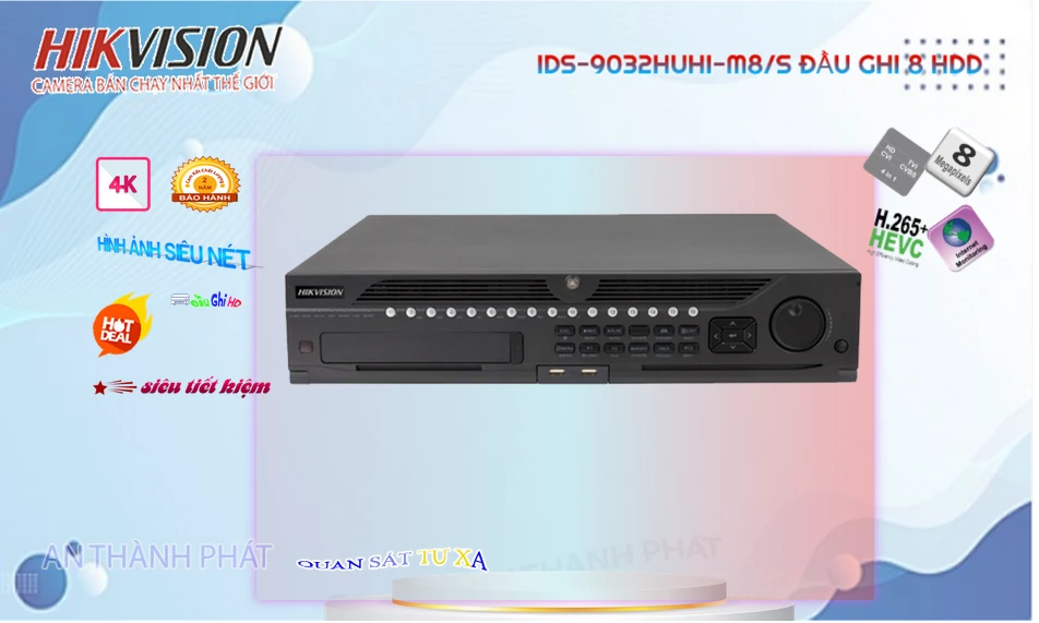 iDS-9032HUHI-M8/S sắc nét Hikvision