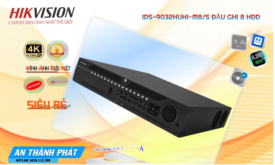 iDS-9032HUHI-M8/S sắc nét Hikvision